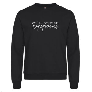 Svart Crew neck, unisex