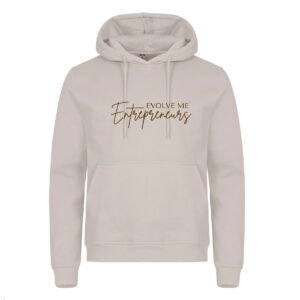 Beige hoody, unisex
